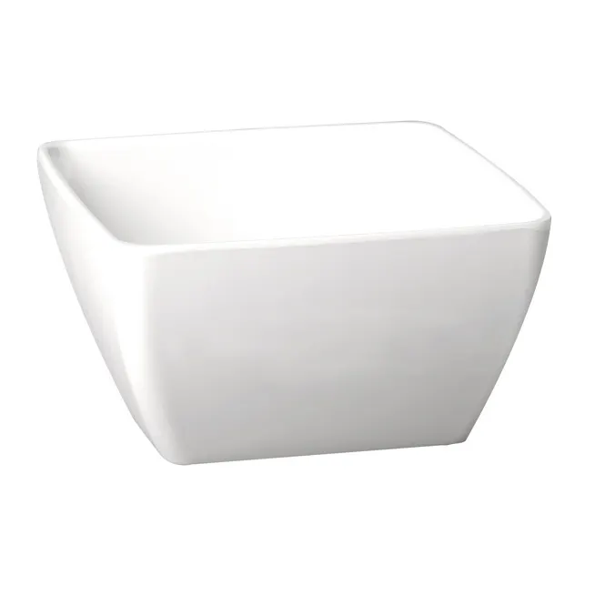 APS Germany APS 83414 - Square Melamine Bowl 4.75 Oz (3.5" L x 3.5" W x 1.5" H), White - 20/Case
