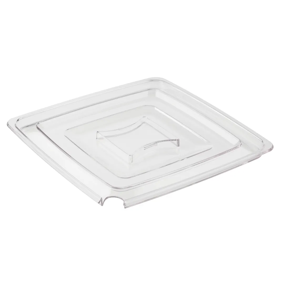 APS Germany APS 83601 Display Cover 10" x 10" x 1" SAN Safe Spoon Notch Stackable - 1/Case