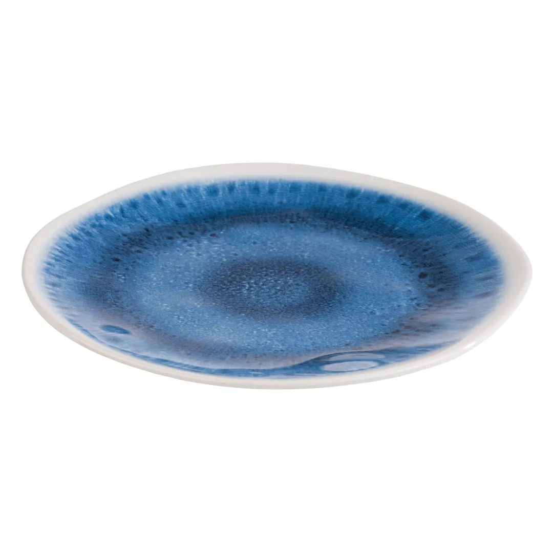 APS Germany APS 84674 - 8½" Melamine Plate, Blue Ocean, Dishwasher Safe, Stackable, 12/Case