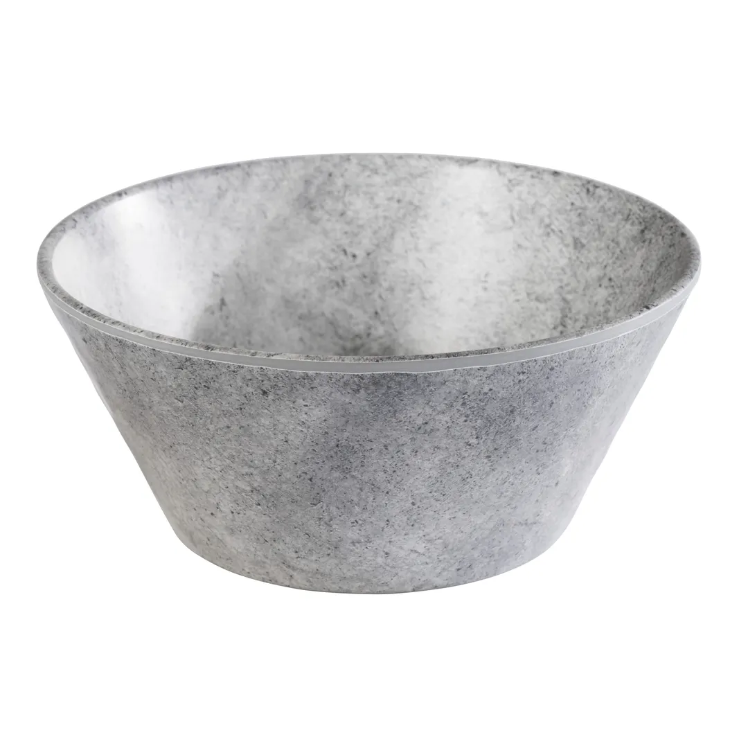 APS Germany APS 84828 - 17 Oz Melamine Bowl, 6"-7" Dia, Patterned, Stackable, Safe - 4/Case
