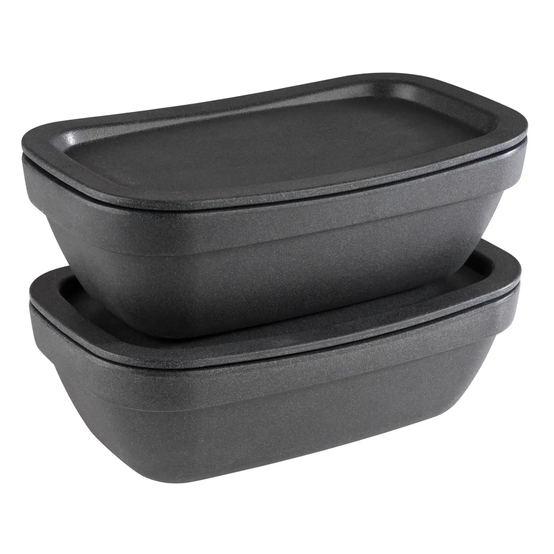 APS Germany APS 84881 - Melamine Bowl, 47-3/8 oz (1 Qt), 10.5" L x 6.5" W x 3.375" H - 6/Case