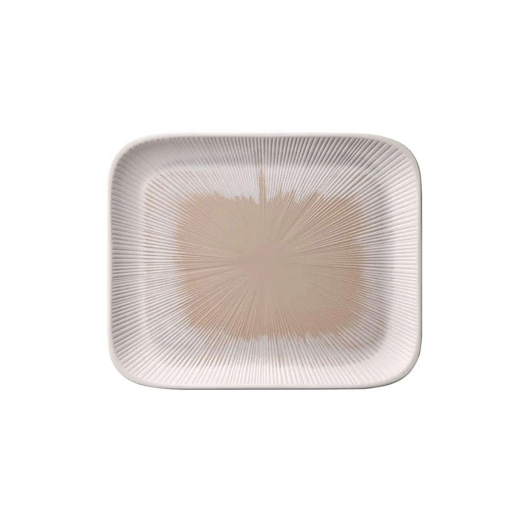 APS Germany APS 85501 - Blush Tray 12"5 x 10"3½ x 1", GN 1/2, Melamine, Beige Finish - 6/Case
