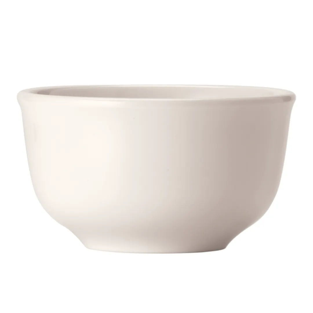 Libbey BMEL-1140 - 8 oz White Melamine Bouillon Cup, 3-7/8" Dia × 2-1/8" H, Microban®, - 36/Case
