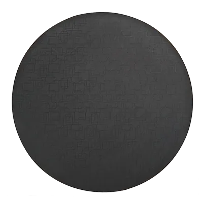 Libbey BTM-6127 Tray Liner – Sonoran Black Rubber Mat, 12" - 15" Size, 12/Case