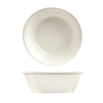 Libbey BW-003 - Micro Ramekin Sauce Cup, 2½" Dia, 1 Oz Capacity, Bright White Porcelain - 36/Case