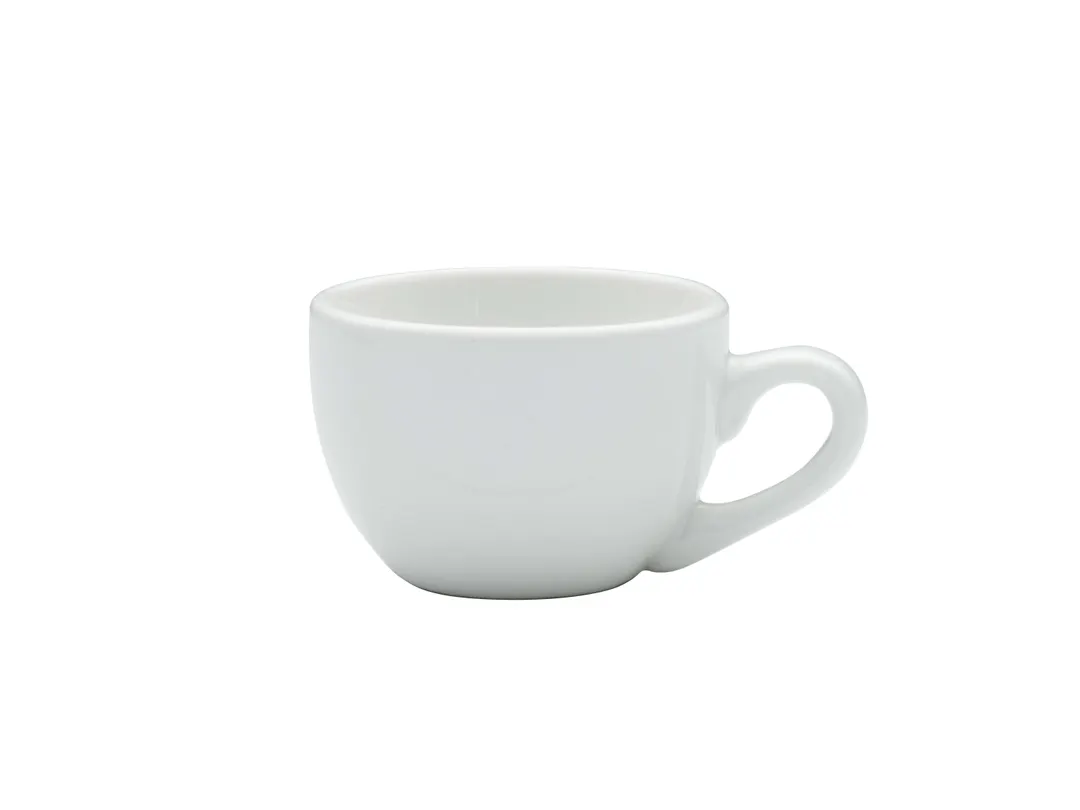Libbey BW-1154-1 Espresso Cup, 3 oz Bright White Porcelain, Non‑Stackable, Infinity Finish- 12/Case