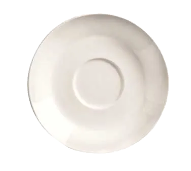 Libbey BW-1160 Espresso Saucer – 4.5" Dia., Round Porcelain, Bright White - 36/Case