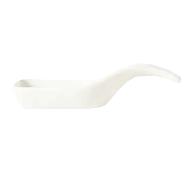 Libbey BW-16 - Chinese Soup Spoon, 3/4 oz, 4" Length, White Porcelain, Selection II - 36/Case