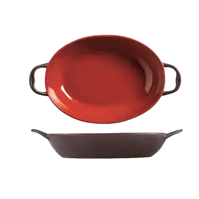 Libbey CBC-005 Ceramic Baking Dish, 60 oz 14"×8½" Oval Chili, Heat‑Resistant to 350°F - 6/Case