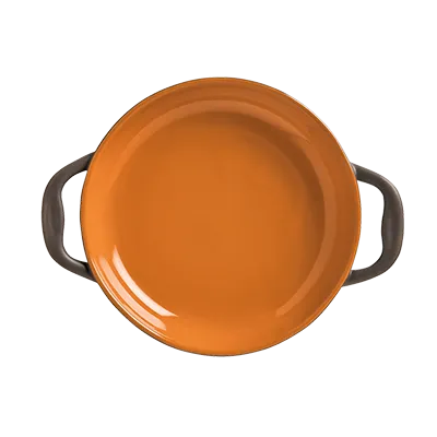 Libbey CBP-003 Roasting Pan, 14 oz 8"5" x 6"5" Ceramic Pumpkin, Heat‑Resistant 350°F - 12/Case
