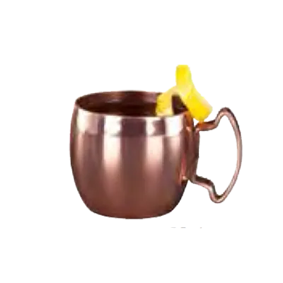 Libbey CMM-101 - Mule Shot Cup, 2 oz, Copper Plated Stainless Base, 1 ¾" H x 2 ½" D - 24/Case