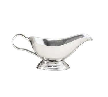 Libbey CT-126 Gravy Boat, 4 Oz Capacity, 18/8 Stainless Steel, Belle Collection - 1/Case