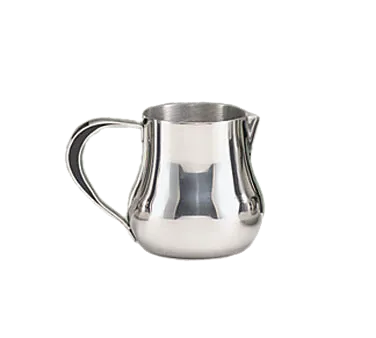 Libbey CT-511 Creamer Pitcher, 5 Oz Capacity, 18/8 Stainless Steel, Belle Handle - 1/Case