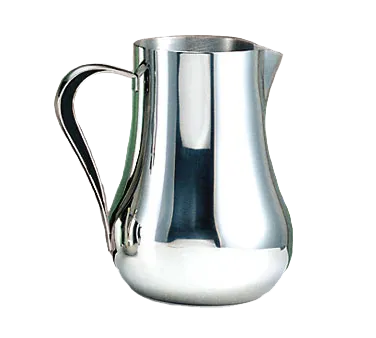 Libbey CT-5581 Metal Pitcher - 70 oz (2.1 Qt) 18/8 Stainless Steel with Handle - 1/Case