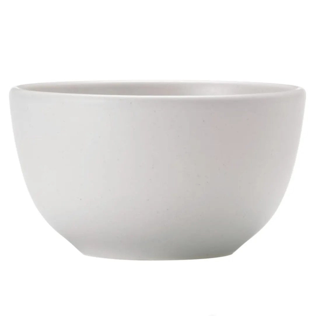 Libbey DRI-10-D Bowl – 26 oz (5.5" × 3.125") Round Porcelain, Satin Matte Driftwood Finish – 12/Case