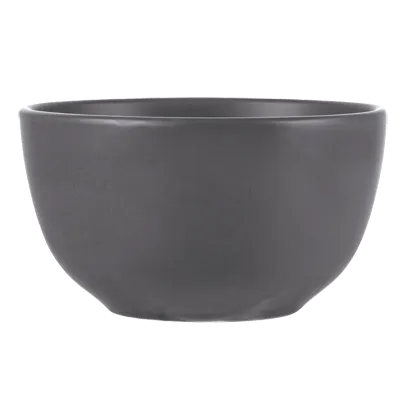 Libbey DRI-10-G - 26 oz Round Porcelain Bowl, 5½" Dia x 3⅛" H, Satin Matte Granite Finish - 12/Case
