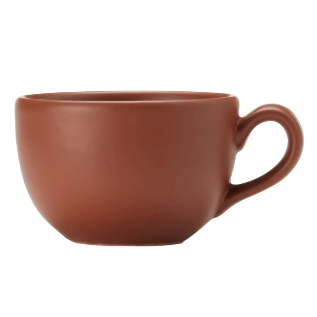Libbey DRI-12-C China Cup – 7-3/4 oz Porcelain, Driftstone Satin Matte Finish, Non‑Stackable - 12/Case