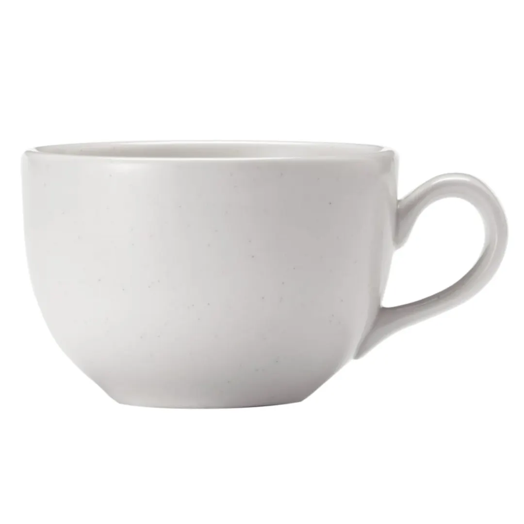 Libbey DRI-12-D - 7.75 oz Driftwood Matte Porcelain Cup, 2 3/8" H x 3 5/8" T x 4 1/2" D - 12/Case