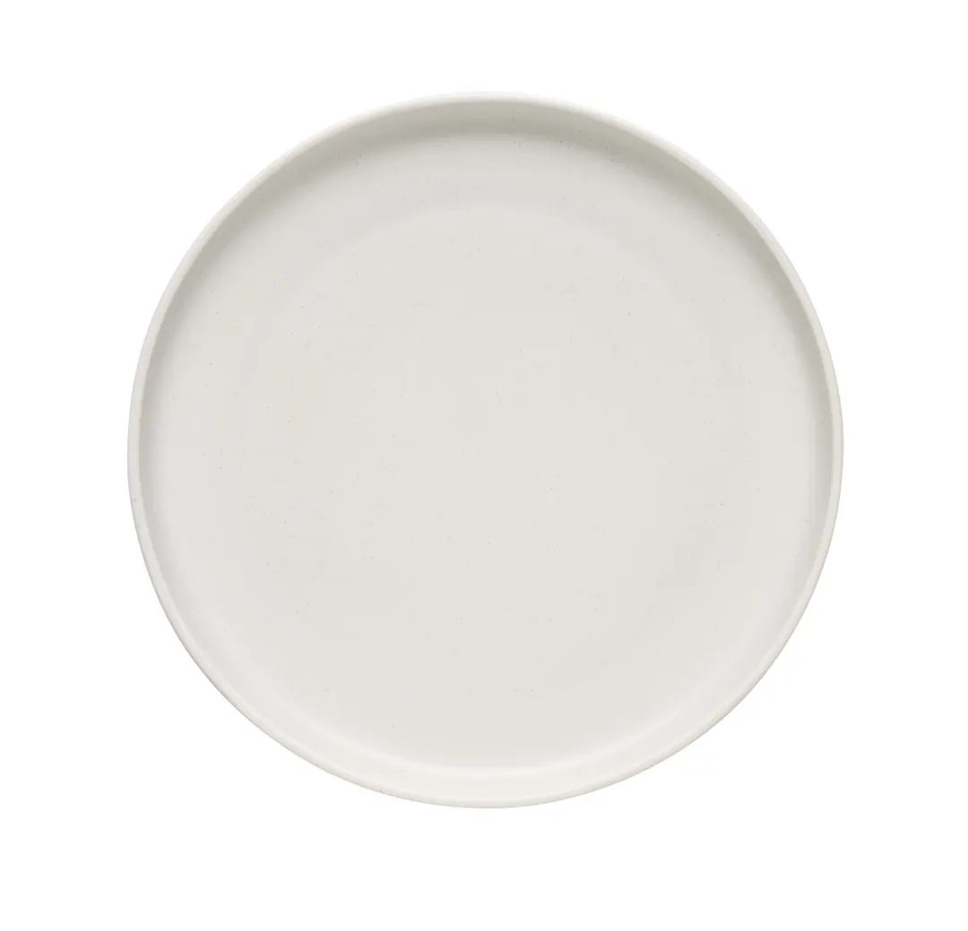 Libbey DRI-20-D Plate – 10.5" Round Coupe Rim, Porcelain, Matte Driftwood Finish - 12/Case