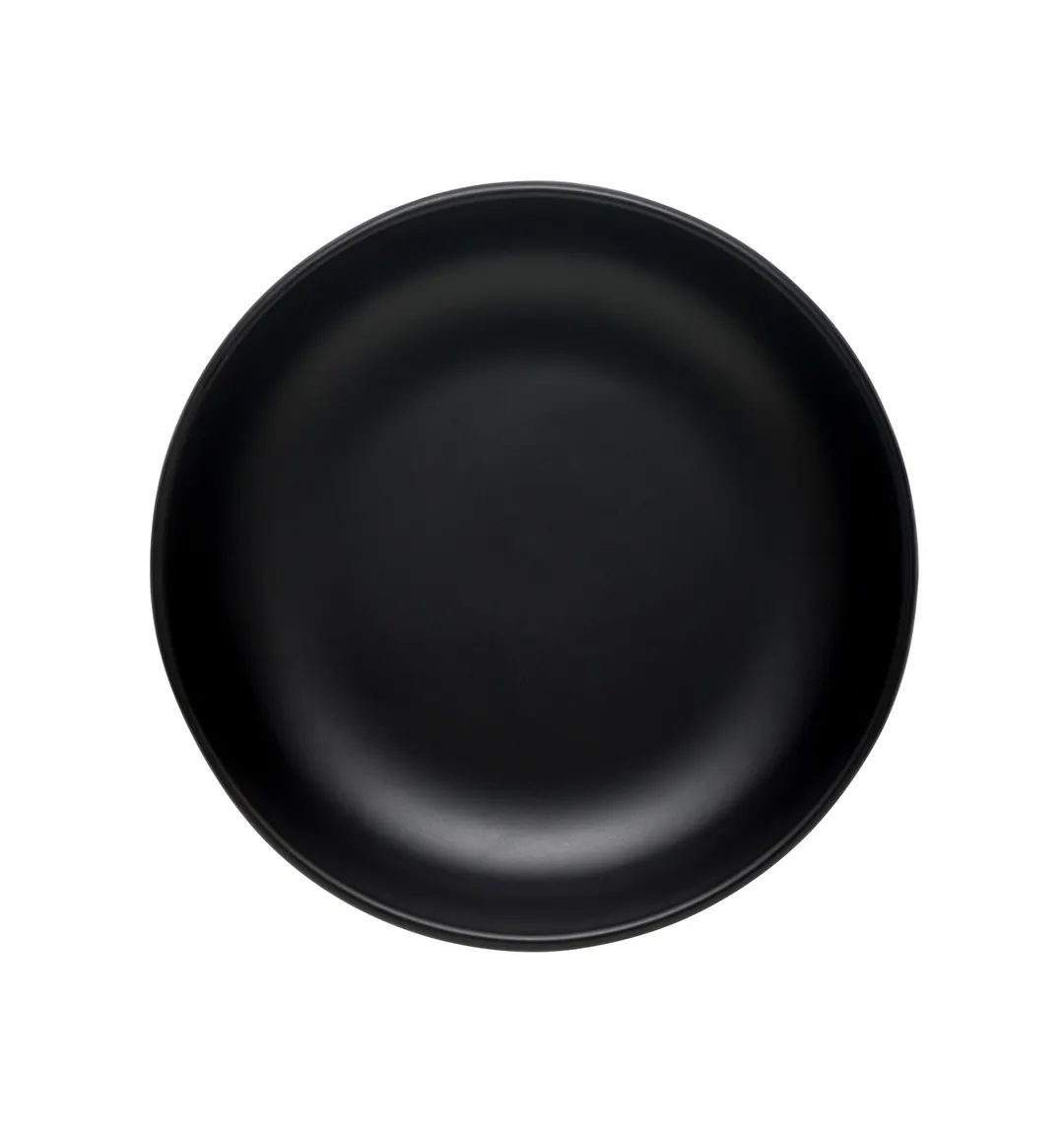 Libbey DRI-21-O Low Bowl – 6‑3/8" Round Onyx Satin Matte Porcelain Vitrified – 12/Case
