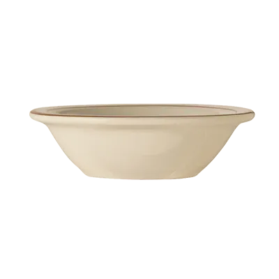 Libbey DSD-11 Fruit Dish, 4‑1/2" Diameter x 1‑3/8" Height, 4 oz Cream White Stoneware Bowl - 36/Case