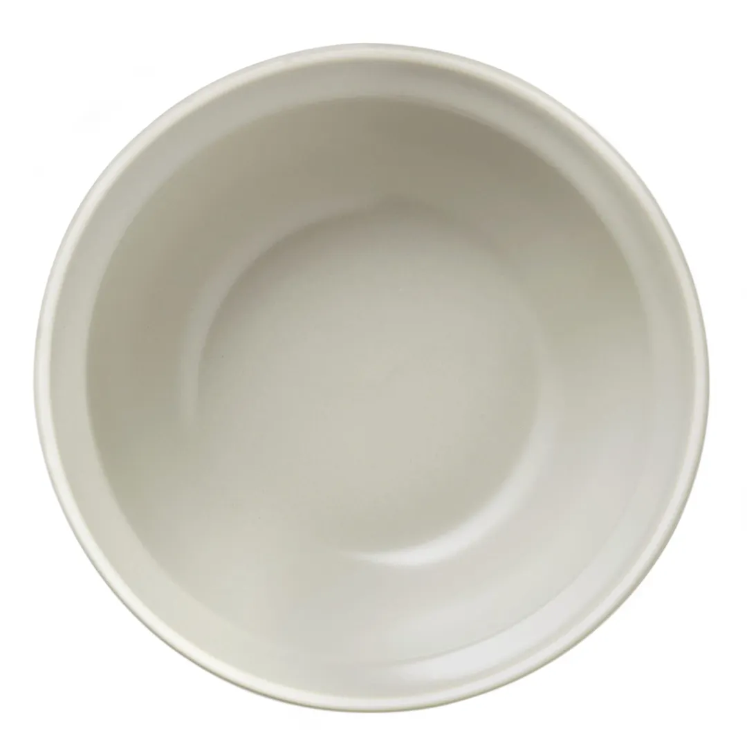 Libbey ENG-10-C Cereal Bowl, 15 oz (6" Dia × 1‑7/8" H) Mint Cream Porcelain Round - 36/Case