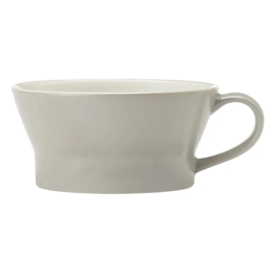 Libbey ENG-13-C - 12.5 oz Porcelain Soup Cup, Cream Mint, 2"1/8" H x 6" W, Non‑Stackable - 36/Case