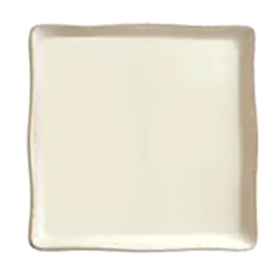Libbey FH-1010 Square China Platter 10" x 10" White Porcelain Flared Rim Hand‑Decorated – 12/Case