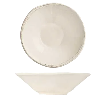 Libbey FH-511 Fruit Bowl, 5 oz, 4" Dia x 1-3/8" H, White Porcelain, Scratch‑Resistant - 36/Case