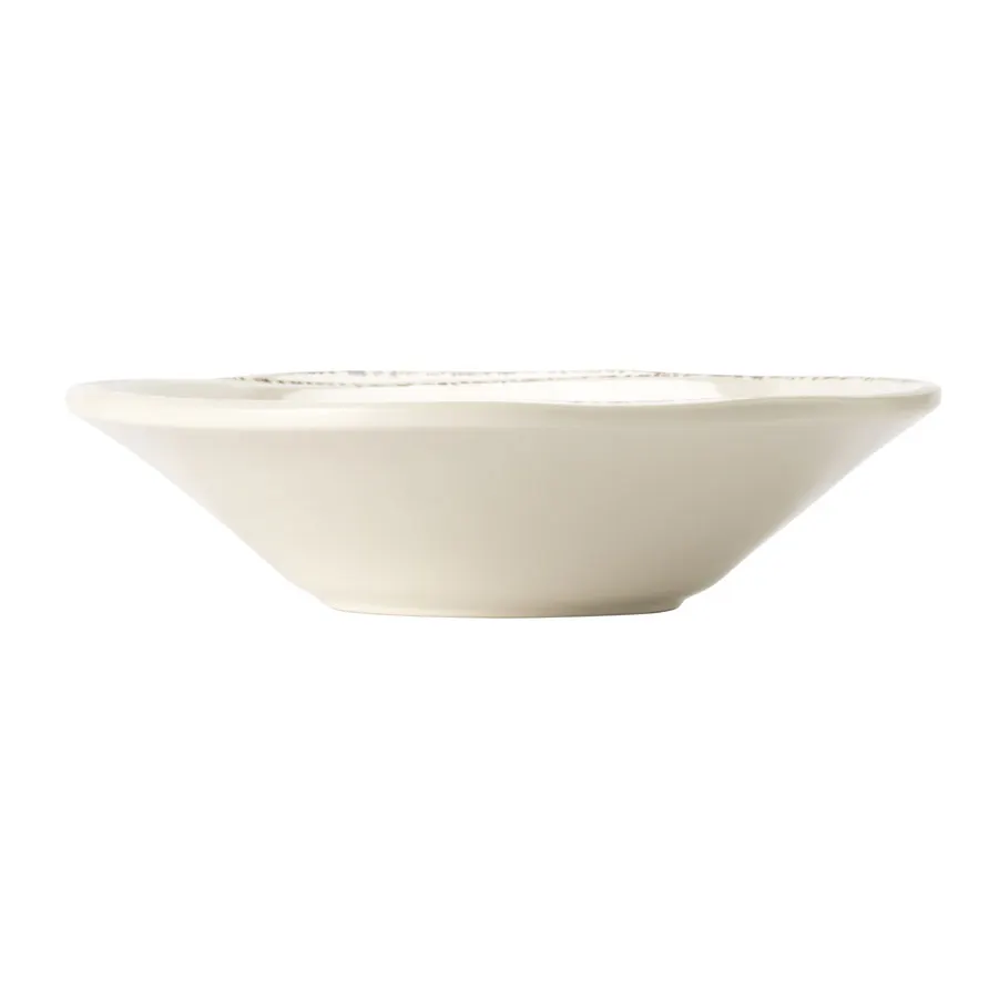Libbey FH-513MEL - 12 oz Ivory Melamine Bowl, 6½" Dia x 1⅝" H, Dishwasher Safe - 36/Case