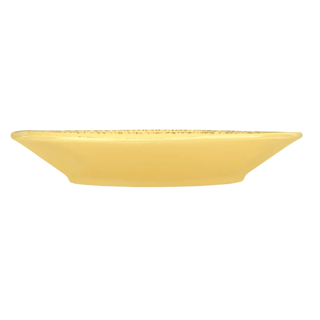Libbey FH-514B - 27‑Oz Soup/Salad Bowl, 9" Diameter, Vitrified Porcelain, Butter Yellow - 12/Case