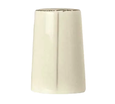 Libbey FH-520 Salt Shaker, 2" Dia x 3" H, Cream White Porcelain, Scratch‑Resistant Finish - 36/Case