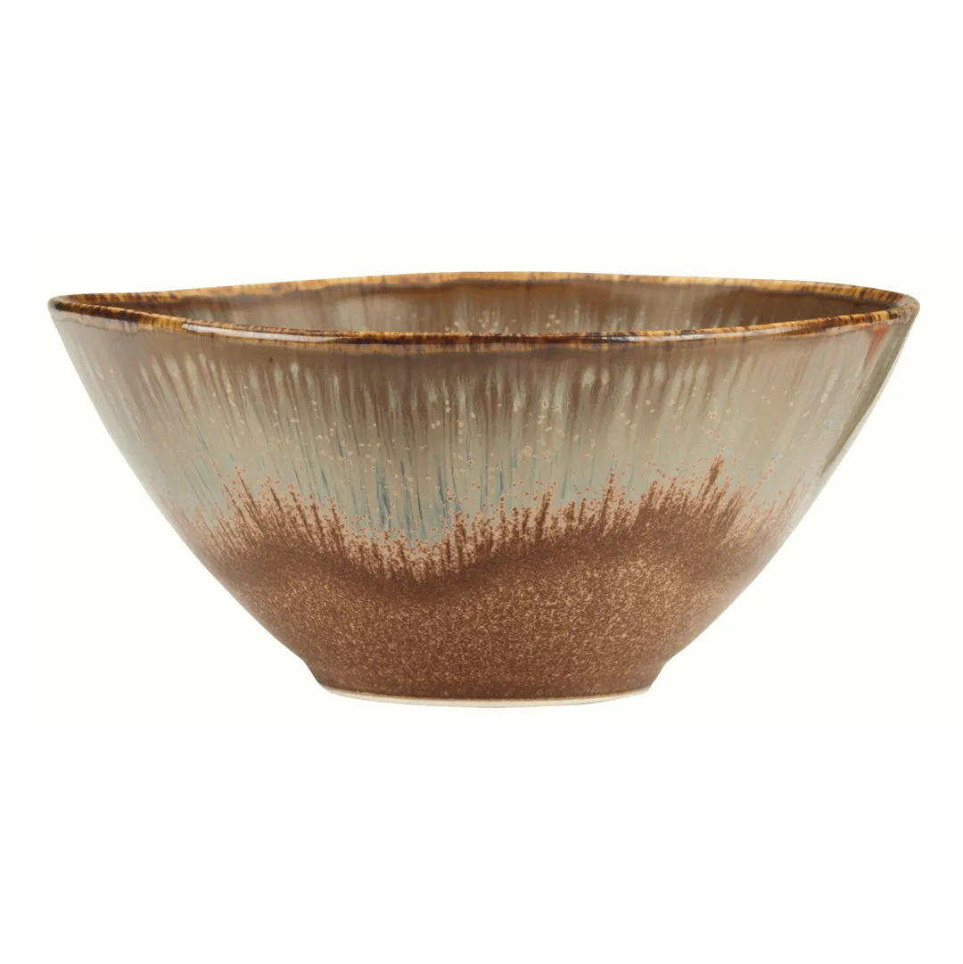 Libbey HEDON-4 - 19‑Oz Porcelain Bowl, 6" Dia x 2‑5/8" Hgt, Microwave Safe - 12/Case