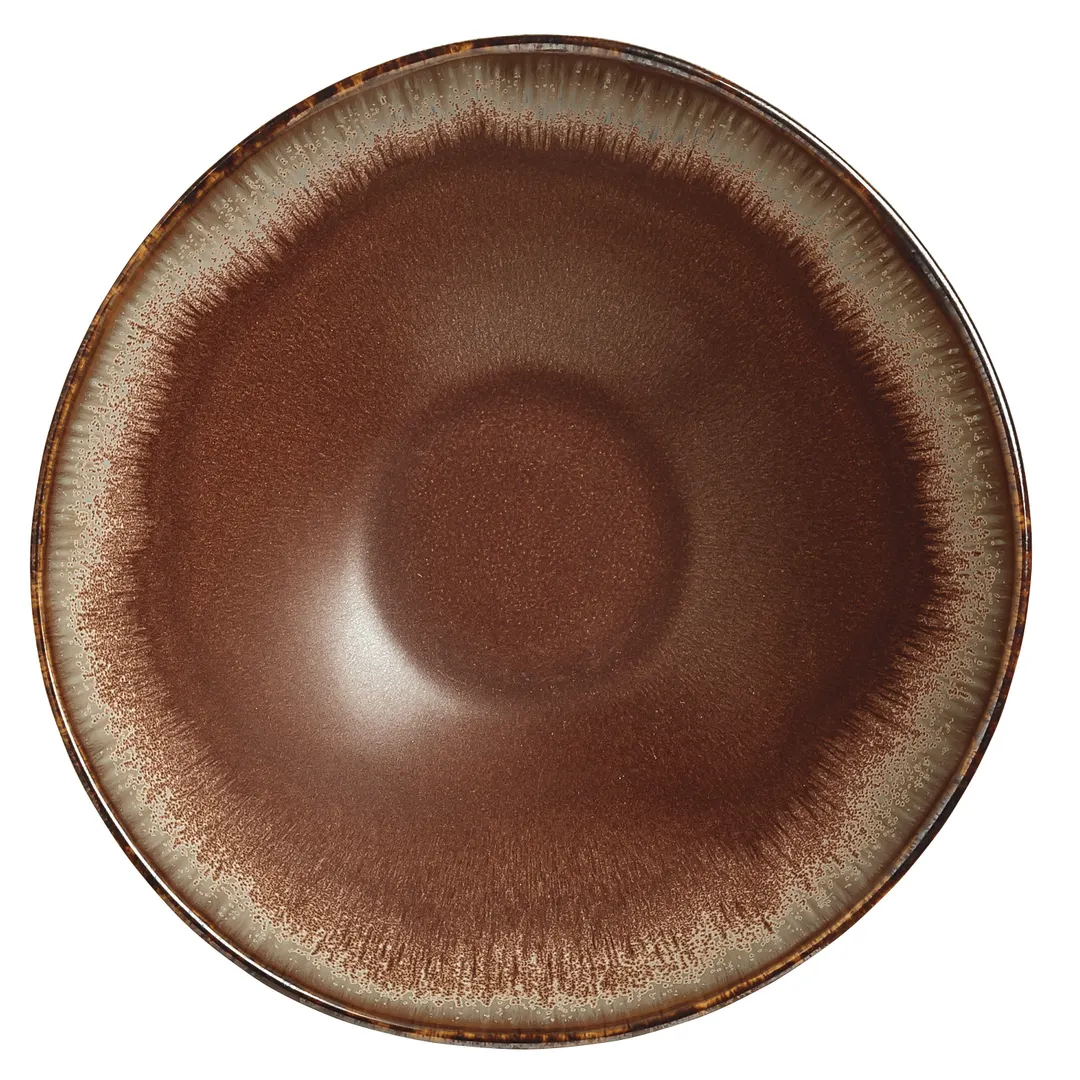 Libbey HEDON-5 Serving Bowl - 41 oz (8" Dia x 3¼" H) Porcelain, Dishwasher/Microwave Safe-12/Case