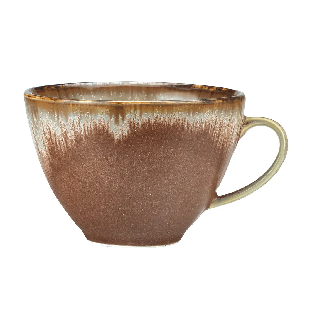 Libbey HEDON-6 China Cup – 8‑Oz Porcelain, Dishwasher & Microwave Safe - 12/Case