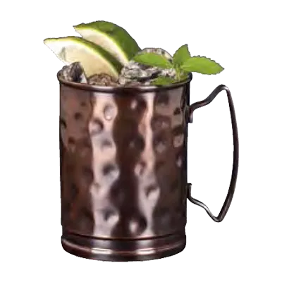 Libbey MM-200 Moscow Mule Metal Mug – 14 oz Tall, Copper Finish, Stainless Steel Base, - 12/Case