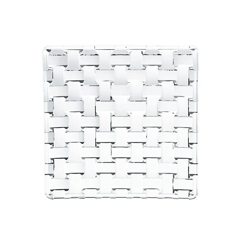 Nachtmann N101930 Square Glass Plate, 5.5" x 5.5" Lead‑Free Crystal Dishwasher Safe - 12/Case