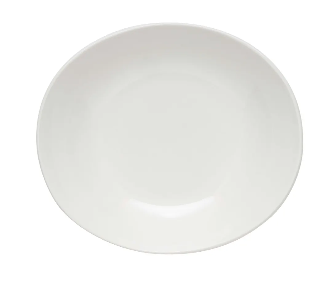 Libbey OG-2170-INF Oval China Bowl, 10 oz, 6‑7/8" x 6‑1/8" Porcelain White, Usage - 36/Case