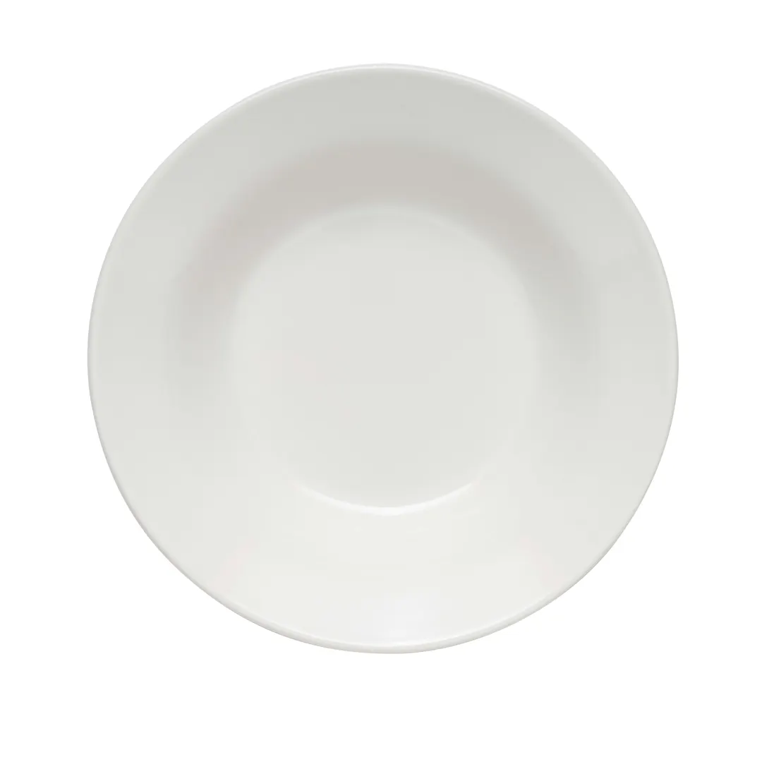 Libbey OG-2250 Soup Bowl – 8 Oz, 7‑3/4" Dia x 1‑7/8" H, Round Porcelain, Bright White Finish - 12/Case