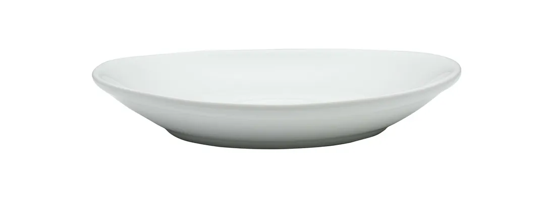 Libbey OG-5500 Sauce Dish, 6"5/8 x 5"3/4 x 1" Porcelain White Porcelana Infinity Finish - 24/Case