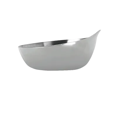 Libbey PB-1 Pyramid Bowl – 3.5" Dia x 1.75" H, 3.5 oz 0.11qt, Stainless Steel, Interior – 12/Case