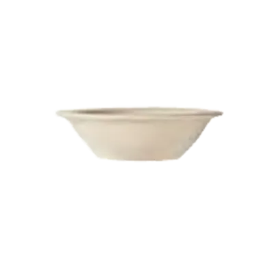 Libbey PWC-11 Fruit Dish - 4" Round Ceramic Bowl, 4‑3/8 oz, Cream White Finish, Rolled Edge - 36/Case
