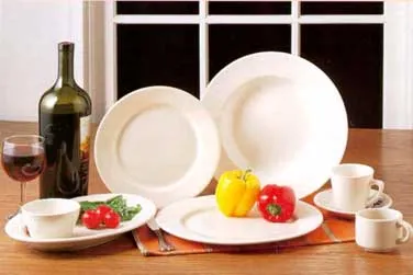 Libbey PWC-24 Oatmeal Bowl – 10 oz (5¼" Dia × 1⅞" H) Round Cream White Stoneware Finish - 36/Case