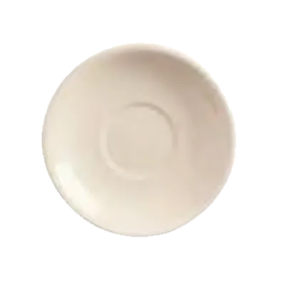 Libbey PWC-36 Demitasse Saucer – 4.5"‑4.99" Round Stoneware, Cream White Princess Finish - 36/Case