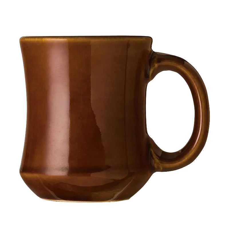 Libbey RM-P-CP Princess Mug - 7 oz Caramel China, 3-1/4" H, 4-1/2" D, 2-1/8" Handle - 36/Case