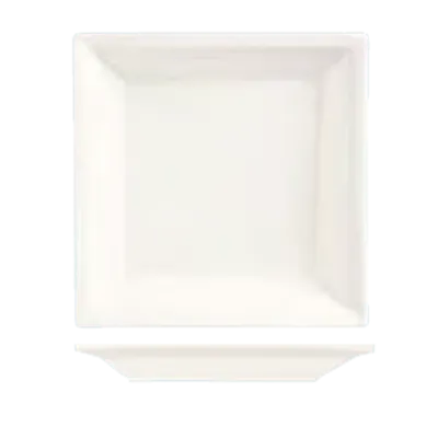 Libbey SL-13 Soup Bowl – 9" Square, 16 oz Ultra Bright White Porcelain with Slate™ Finish - 12/Case