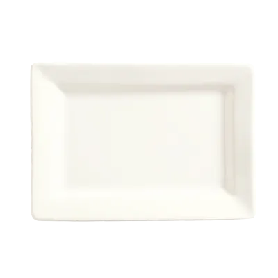 Libbey SL-20 - Rectangular China Plate, 8" x 5-5/8", Ultra Bright White Slate™ Porcelain, 24/Case