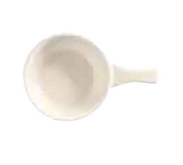 Libbey SSC-10 Soup Crock Bowl, 10‑Ounce (7"1/8" x 1"3/4") White China with Handle - 36/Case