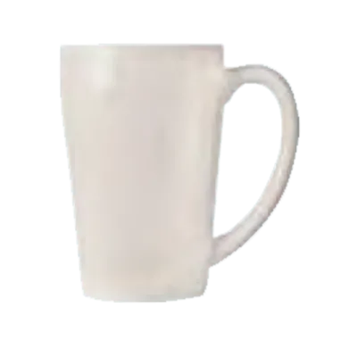 Libbey STM-16 Stretch Mug 16 oz White Porcelain 5¼" H x 3½" W x 2½" D Non‑Stackable - 12/Case
