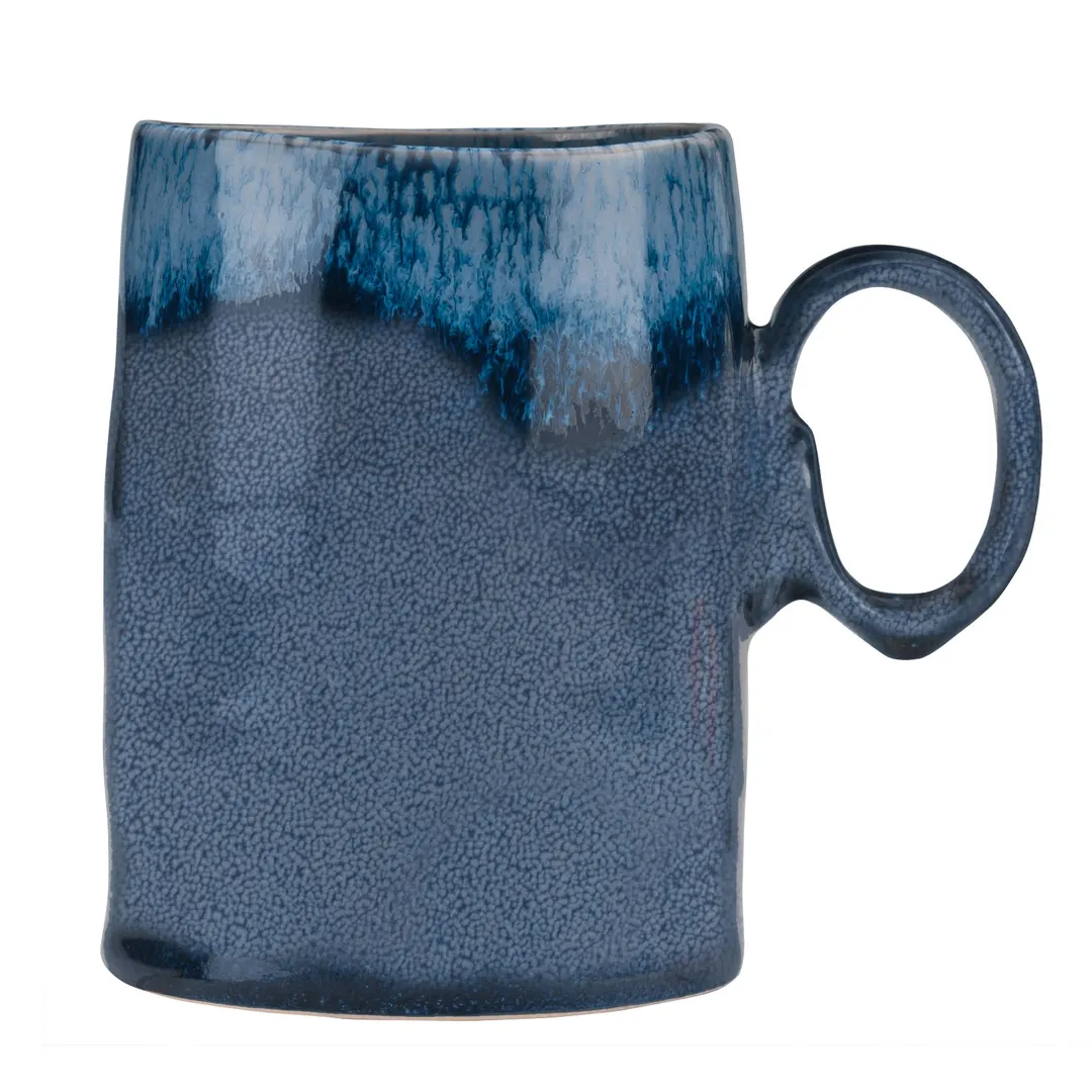 Libbey STONE-6 China Mug – 15 oz, 3" Dia. x 4‑3/8" H, Stonewash, Dishwasher Microwave Safe - 12/Case